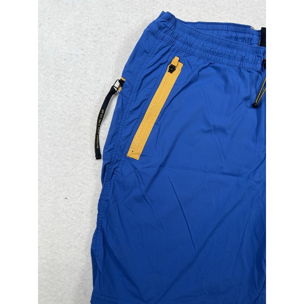 Outdoor Afro + REI Co-op Trail Trekking Shorts Men's Medium HALCYON BLUE EUC - Picture 4 of 9